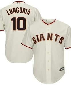 Evan Longoria San Francisco Giants Home Cool Base Player Jersey - Cream