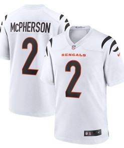 Evan McPherson 2 Cincinnati Bengals Game Player Jersey - White