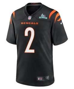 Evan McPherson 2 Cincinnati Bengals Super Bowl LVII Champions Men Game Jersey - Black