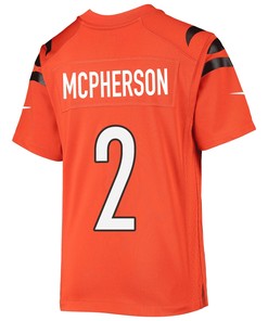 Evan McPherson 2 Cincinnati Bengals Super Bowl LVII Champions Youth Alternate Game Jersey - Black