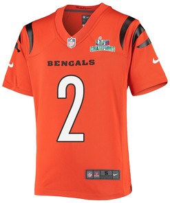 Evan McPherson 2 Cincinnati Bengals Super Bowl LVII Champions Youth Alternate Game Jersey - Black