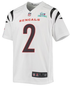 Evan McPherson 2 Cincinnati Bengals Super Bowl LVII Champions Youth Game Jersey - White
