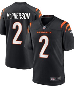 Evan McPherson 2 Cincinnati Bengals Team Game Jersey - Black