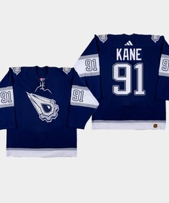 Evander Kane 91 Edmonton Oilers 2022-23 Reverse Retro 2.0 Navy Jersey