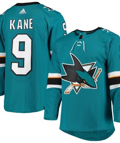 Evander Kane San Jose Sharks Adidas Home Authentic Pro Player Jersey - Teal Nhl
