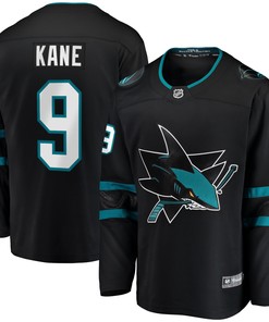 Evander Kane San Jose Sharks Fanatics Branded Alternate Premier Breakaway Player Jersey Black Nhl