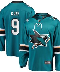 Evander Kane San Jose Sharks Fanatics Branded Breakaway Player Jersey - Teal Nhl