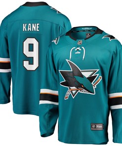 Evander Kane San Jose Sharks Fanatics Branded Premier Breakaway Player Jersey Teal Nhl