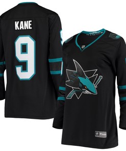 Evander Kane San Jose Sharks Fanatics Branded Womens Breakaway Alternate Player Jersey - Black Nhl