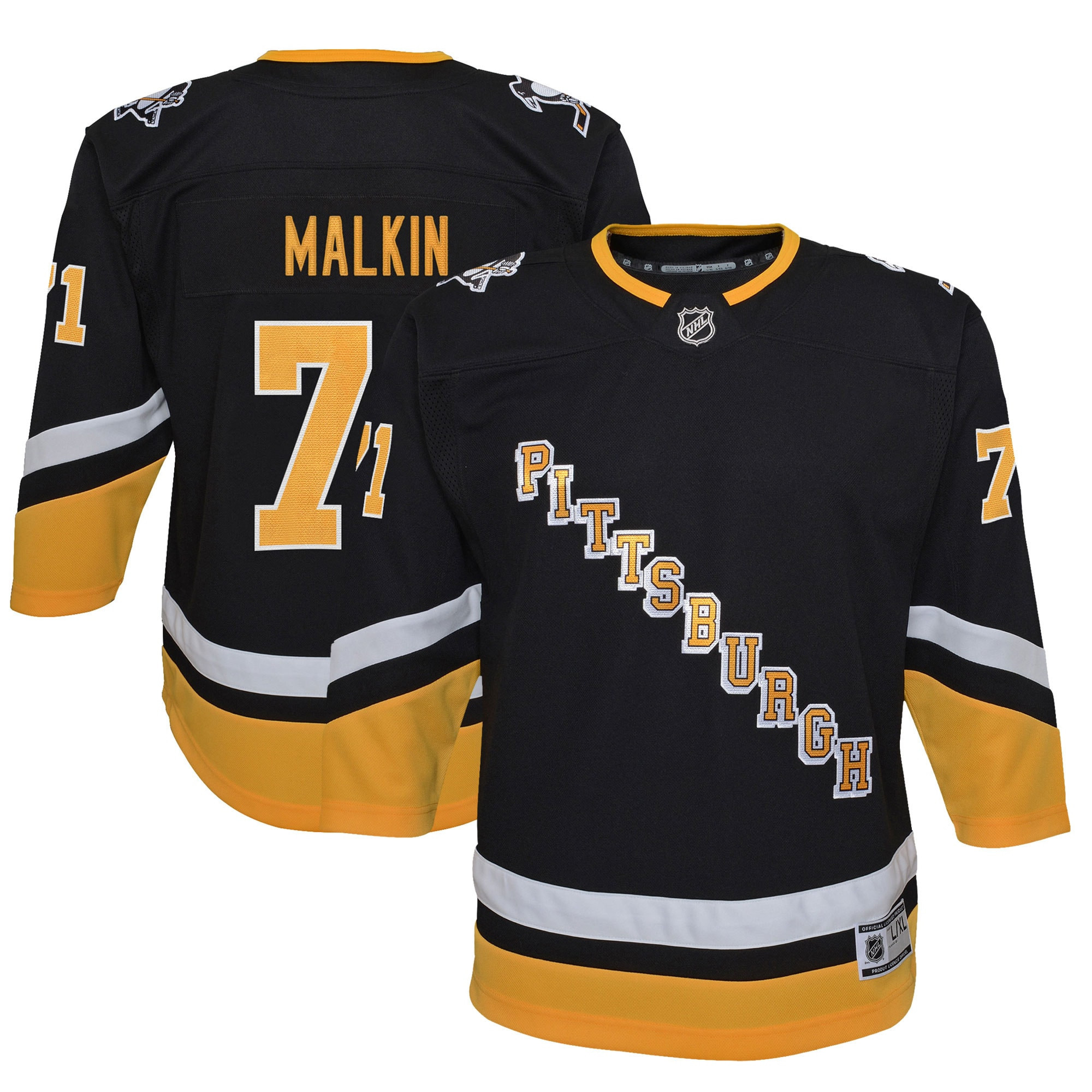 Evgeni Malkin Pittsburgh Penguins 2021/22 Alternate Premier Player Jersey - Black Nhl