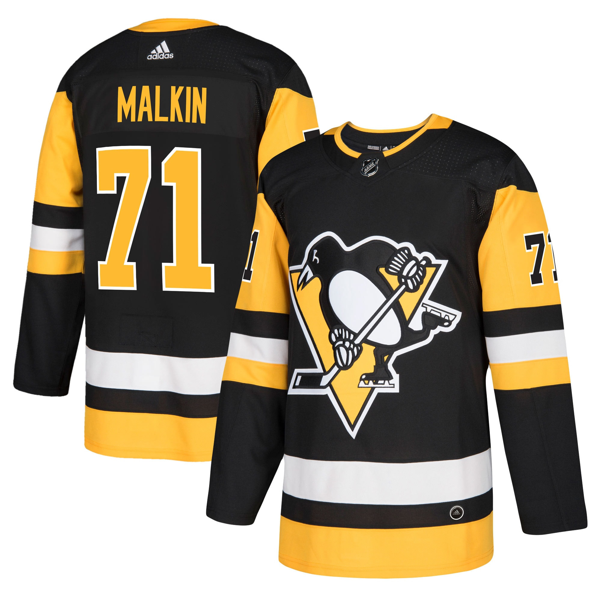 Evgeni Malkin Pittsburgh Penguins Adidas Authentic Player Jersey - Black Nhl
