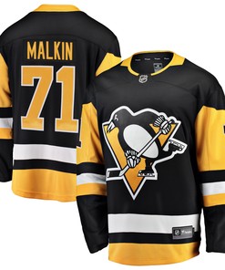 Evgeni Malkin Pittsburgh Penguins Fanatics Branded Breakaway Player Jersey - Black Nhl