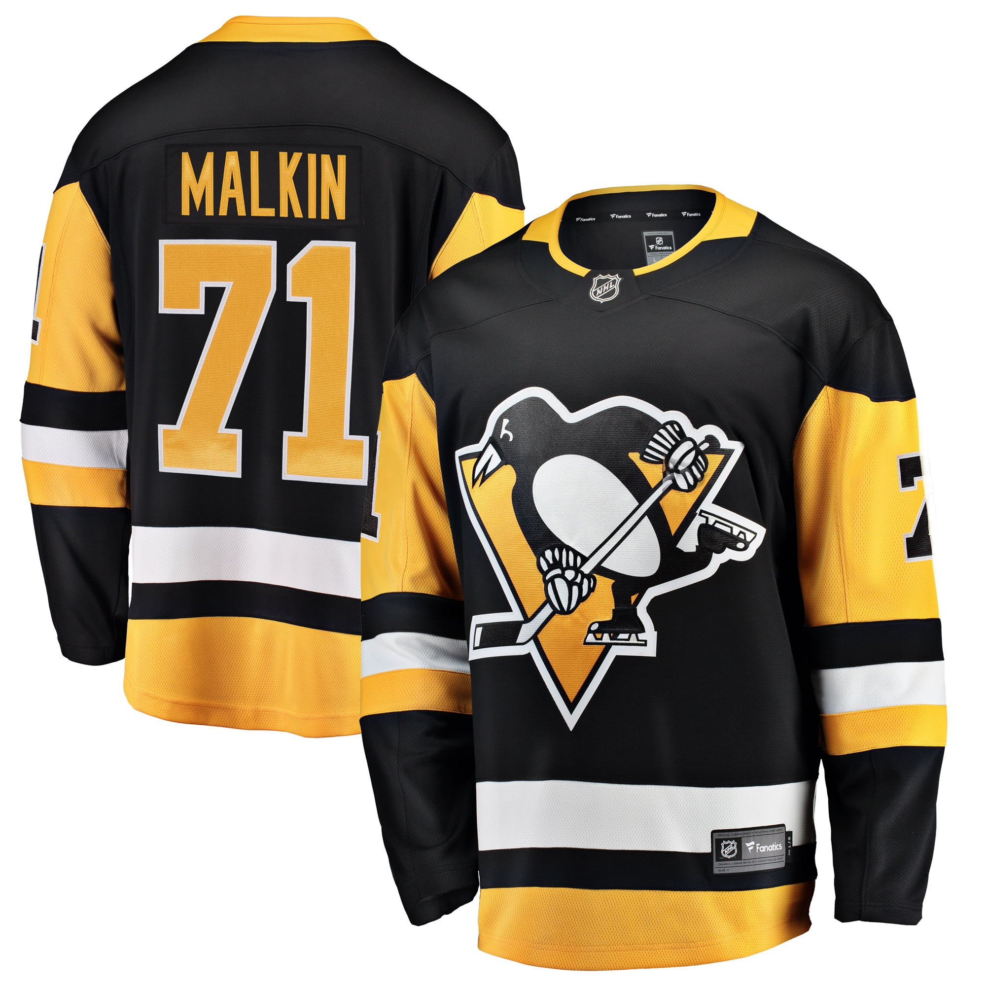 Evgeni Malkin Pittsburgh Penguins Fanatics Branded Home Breakaway Player Jersey - Black Nhl