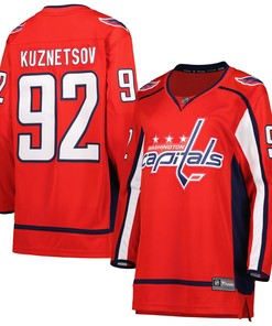 Evgeny Kuznetsov Washington Capitals Fanatics Branded Womens Home Premier Breakaway Player Jersey - Red Nhl
