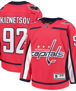 Evgeny Kuznetsov Washington Capitals Home Premier Player Jersey - Red Nhl