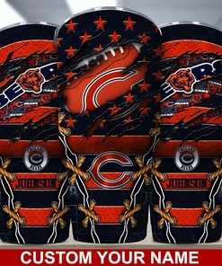 Exclusive Custom Name Tumbler - Chicago Bears