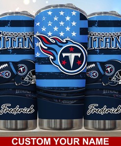 Exclusive Tennessee Titans Custom Name Tumbler - Limited Stock