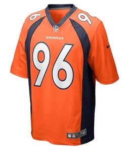 Eyioma Uwazurike Denver Broncos Game Player Jersey - Orange