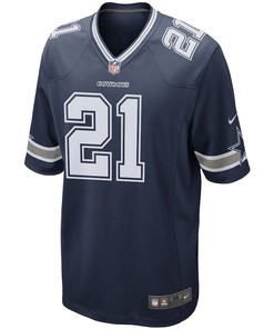 Ezekiel Elliott 21 Dallas Cowboys Game Team Jersey - Navy