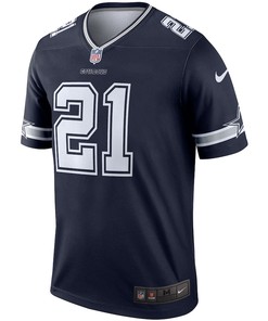 Ezekiel Elliott 21 Dallas Cowboys Legend Player Jersey - Navy