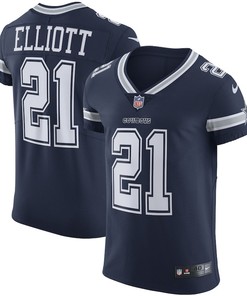 Ezekiel Elliott 21 Dallas Cowboys Vapor Elite Jersey - Navy
