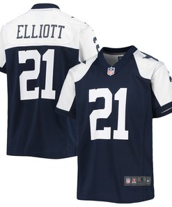 Ezekiel Elliott 21 Dallas Cowboys Youth Alternate Player Game Jersey - Navy