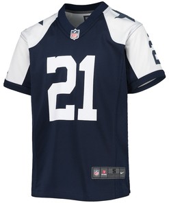 Ezekiel Elliott 21 Dallas Cowboys Youth Alternate Player Game Jersey - Navy