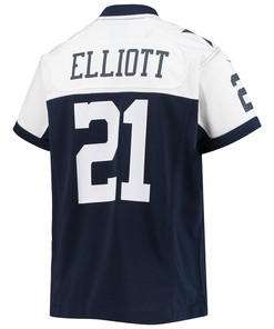Ezekiel Elliott 21 Dallas Cowboys Youth Alternate Player Game Jersey - Navy