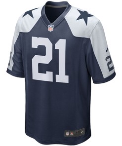 Ezekiel Elliott Dallas Cowboys Alternate Game Team Jersey - Navy