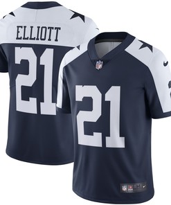 Ezekiel Elliott Dallas Cowboys Alternate Vapor Limited Jersey Navy Nfl