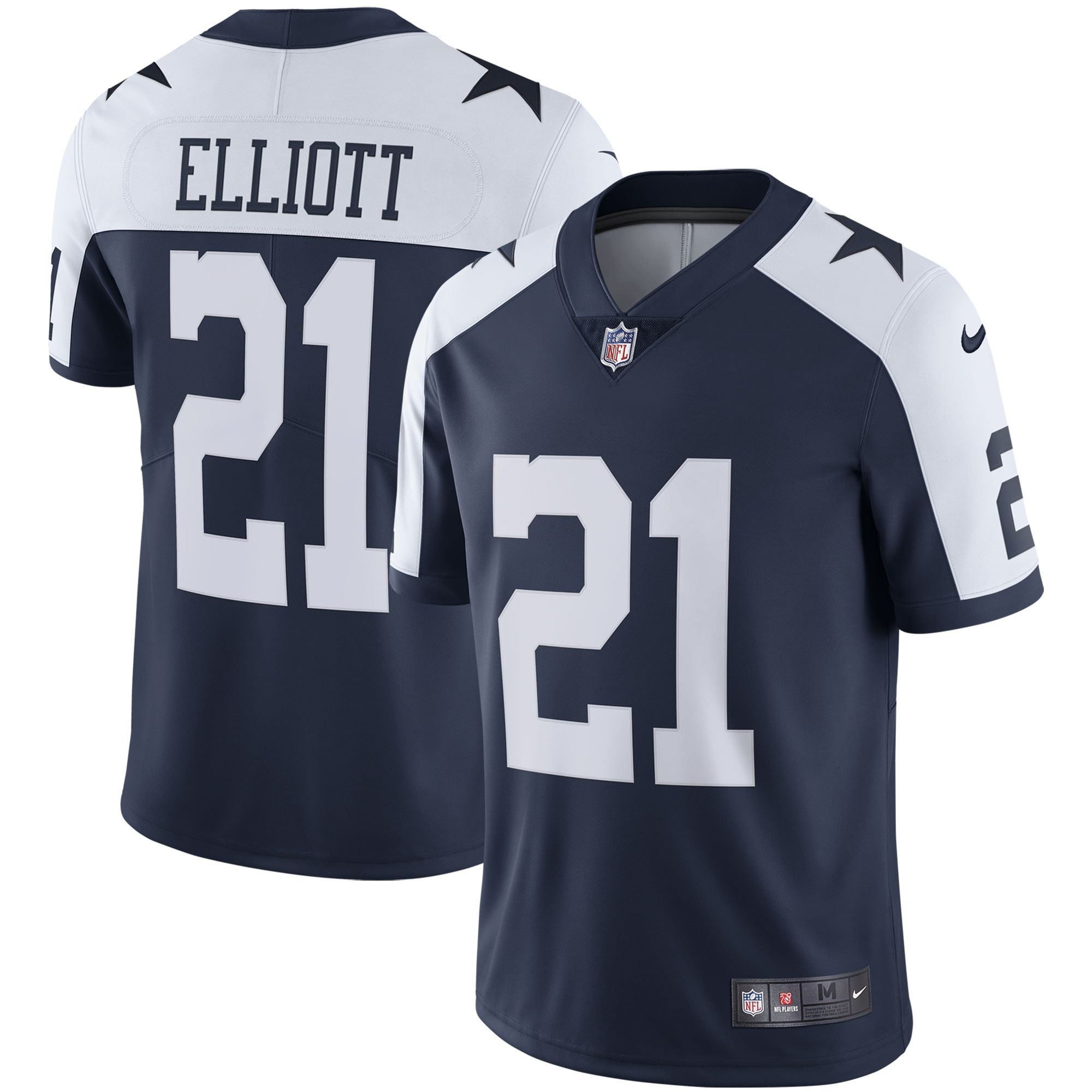 Ezekiel Elliott Dallas Cowboys Alternate Vapor Limited Jersey Navy Nfl