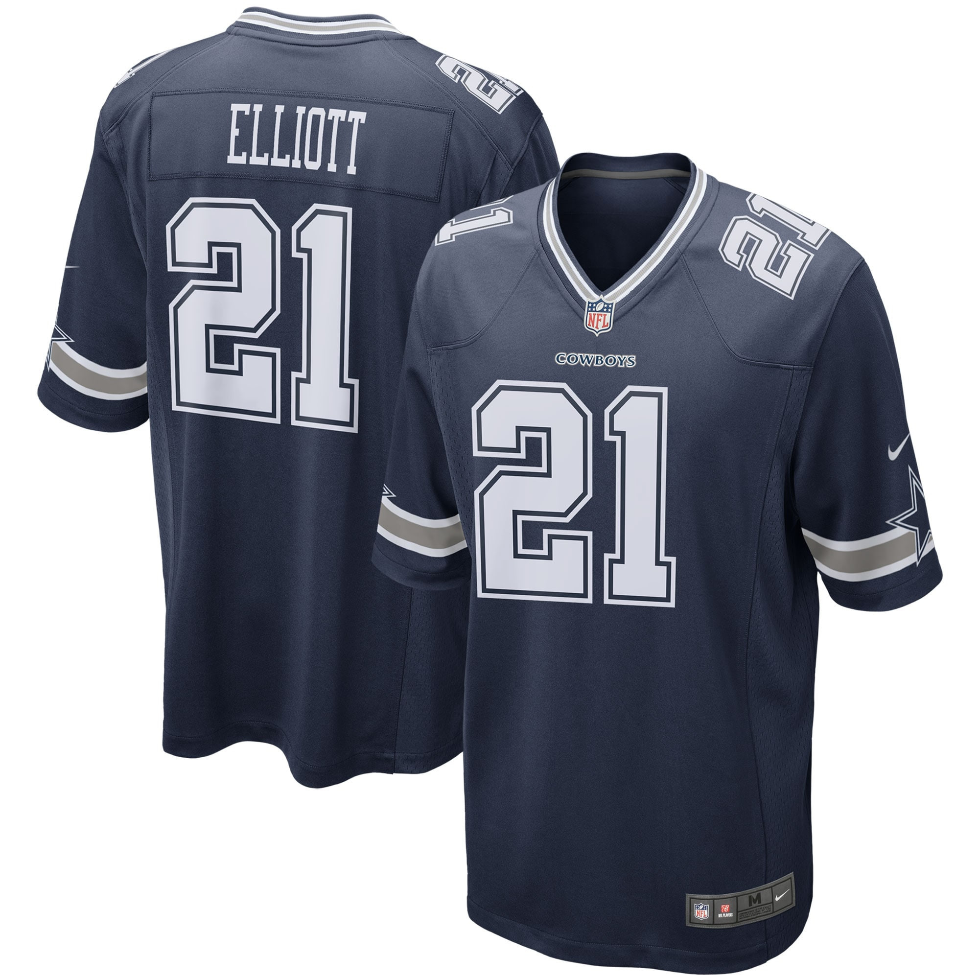 Ezekiel Elliott Dallas Cowboys Game Team Jersey - Navy Nfl