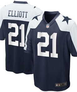 Ezekiel Elliott Dallas Cowboys Nike Alternate Game Jersey - Navy