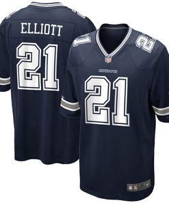 Ezekiel Elliott Dallas Cowboys Nike Game Jersey - Navy