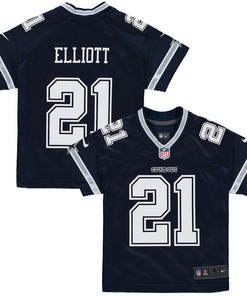 Ezekiel Elliott Dallas Cowboys Nike Preschool Game Jersey - Navy