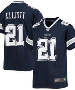 Ezekiel Elliott Dallas Cowboys Player Game Jersey Navy Nfl