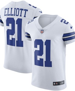 Ezekiel Elliott Dallas Cowboys Vapor Elite Jersey White Nfl