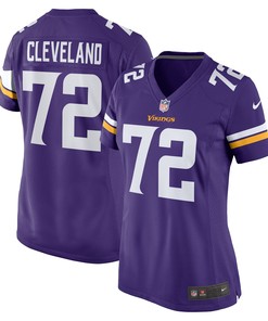 Ezra Cleveland Minnesota Vikings Womens Game Jersey - Purple Nfl