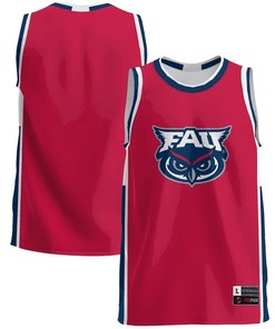 FAU Owls Basketball Jersey - Men's Red