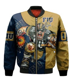 FIU Panthers Bomber Jacket Football Go On - NCAA