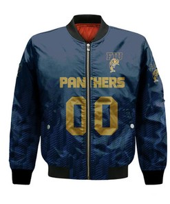 FIU Panthers Bomber Jacket Logo Sport Ombre  - NCAA