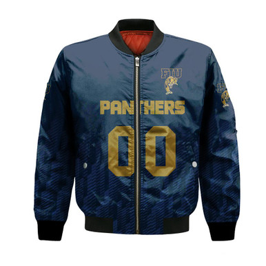 FIU Panthers Bomber Jacket Logo Sport Ombre - NCAA