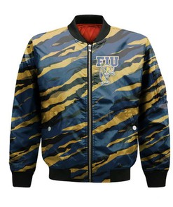 FIU Panthers Bomber Jacket Sport Style Keep Go On - NCAA