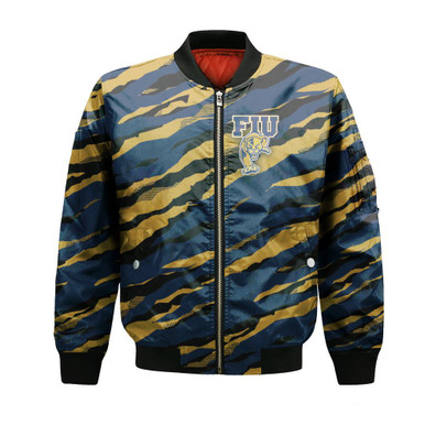 FIU Panthers Bomber Jacket Sport Style Keep Go On - NCAA