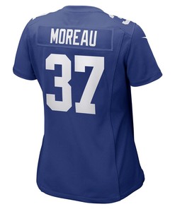Fabian Moreau New York Giants Women's Game Player Jersey - Royal