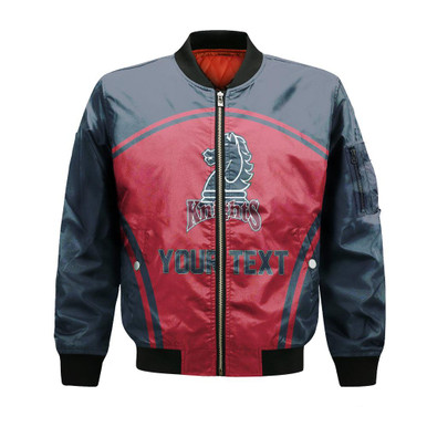 Fairleigh Dickinson Knights Bomber Curve Style Sport- NCAA