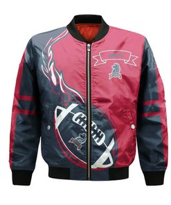 Fairleigh Dickinson Knights Bomber Jacket Flame Ball - NCAA
