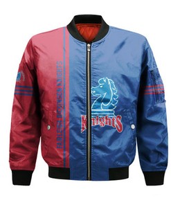 Fairleigh Dickinson Knights Bomber Jacket Half Style - NCAA