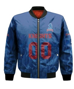 Fairleigh Dickinson Knights Bomber Jacket Logo Sport Ombre  - NCAA