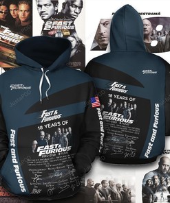 Fast And Furious New Design 2019 3D Hoodie Zip Hoodies